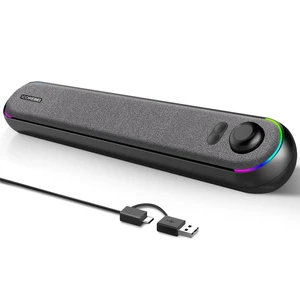 ICOREBEI Computer Speakers USB Powered SoundBar for Home Office, Desktop PC Speaker, USB-C, Bluetooth 5.3 PC Speakers with Hi-Fi Stereo Sound, 3 RGB Modes for Mac, Laptop & Monitor ICOREBEI Computer Speakers USB Powered SoundBar for Home Office, Desktop PC Speaker, USB-C, Bluetooth 5.3 PC Speakers with Hi-Fi Stereo Sound, 3 RGB Modes for Mac, Laptop & Monitor