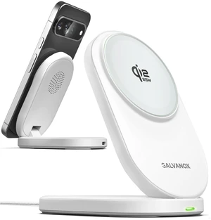 Galvanox Qi2.2 25W Magnetic Wireless Charger Stand for Pixel Phones | Compatibe with Pixelsnap, Includes PPS/PD USB-C Wall Adapter, Foldable Design, for Pixel 11 Pro XL, 10, 10 Pro, White Galvanox Qi2.2 25W Magnetic Wireless Charger Stand for Pixel Phones | Compatibe with Pixelsnap, Includes PPS/PD USB-C Wall Adapter, Foldable Design, for Pixel 11 Pro XL, 10, 10 Pro, White