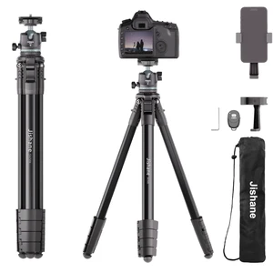 Jishane 72" Travel Tripod for Camera and Phone, Lightweight Aluminum Tripod with Arca Ball Head, Phone Holder, Quick-Release Plate, Wireless Remote & Carry Bag for DSLR Smartphone Video Recording Jishane 72" Travel Tripod for Camera and Phone, Lightweight Aluminum Tripod with Arca Ball Head, Phone Holder, Quick-Release Plate, Wireless Remote & Carry Bag for DSLR Smartphone Video Recording