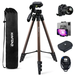 Endurax 60'' Tripod for Camera Canon Nikon DSLR, Camera Phone Tripod with Universal Holder, Carry Bag, Max. Load 6.6 lbs Endurax 60'' Tripod for Camera Canon Nikon DSLR, Camera Phone Tripod with Universal Holder, Carry Bag, Max. Load 6.6 lbs
