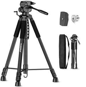 Huepar Lightweight 67.72-Inch Adjustable Laser Level Tripod with 3-Way Pan Head, Fathers Day Dad Gifts Portable Handle, Quick Release Plate with 1/4" Screw Mount & 5/8" UNF Adapter Nut-Camera Tripod Huepar Lightweight 67.72-Inch Adjustable Laser Level Tripod with 3-Way Pan Head, Fathers Day Dad Gifts Portable Handle, Quick Release Plate with 1/4" Screw Mount & 5/8" UNF Adapter Nut-Camera Tripod