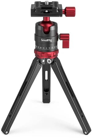 SmallRig Desktop Mini Tripod for Camera/Phone, Aluminum, Load up to 11lbs | Aluminum Alloy, with 360 Degree Ball Head, 1/4'' Quick Shoe Plate for Vlogging DSLR Camera Video, Load up to 11 pounds SmallRig Desktop Mini Tripod for Camera/Phone, Aluminum, Load up to 11lbs | Aluminum Alloy, with 360 Degree Ball Head, 1/4'' Quick Shoe Plate for Vlogging DSLR Camera Video, Load up to 11 pounds