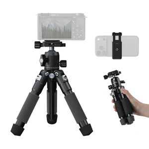 SmallRig 21"/ 54cm Desktop Aluminum Compact Tripod with Ball Head VT-20Pro | Ball Head Max. Playload 3kg/ 6.6lb, 9"/ 23cm Storage Size, Adjustable Height 9" - 21", Quick Release Plate for Acra SmallRig 21"/ 54cm Desktop Aluminum Compact Tripod with Ball Head VT-20Pro | Ball Head Max. Playload 3kg/ 6.6lb, 9"/ 23cm Storage Size, Adjustable Height 9" - 21", Quick Release Plate for Acra