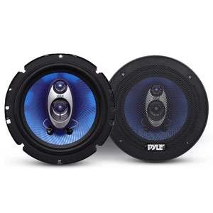 Pyle 6.5" Three-Way Sound Speaker System - 180 W RMS/360W Power Handling w/ 4 Ohm Impedance and 3/4'' Piezo Tweeter for Car Component Stereo, Round Shaped Pro Full Range Triaxial Loud Audio Pyle 6.5" Three-Way Sound Speaker System - 180 W RMS/360W Power Handling w/ 4 Ohm Impedance and 3/4'' Piezo Tweeter for Car Component Stereo, Round Shaped Pro Full Range Triaxial Loud Audio