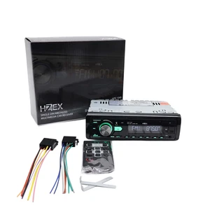 HZEX Car Stereo with Bluetooth and Subwoofer Outputs, Single Din Car Radio, Digital Media Audio Receiver Head-Unit, Fast Charging USB Ports and AM-FM Tuner, 1-Din Multimedia Player Estereo HZEX Car Stereo with Bluetooth and Subwoofer Outputs, Single Din Car Radio, Digital Media Audio Receiver Head-Unit, Fast Charging USB Ports and AM-FM Tuner, 1-Din Multimedia Player Estereo