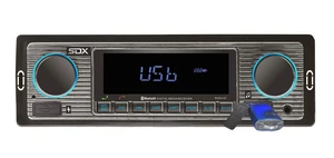 SDX Audio Bluetooth Radio Receiver, MP3 Player with USB Charger, MP3/USB, Aux-in, Built-in Microphone Hands-free, Multi Color Illumination Digital LCD Display Panel, Car Stereo Receiver with Bluetooth SDX Audio Bluetooth Radio Receiver, MP3 Player with USB Charger, MP3/USB, Aux-in, Built-in Microphone Hands-free, Multi Color Illumination Digital LCD Display Panel, Car Stereo Receiver with Bluetooth