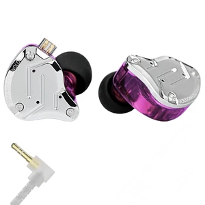KZ ZS10 PRO in Ear Monitor Headphones, 4BA+1DD 5 Hybrid Driver Gaming Earbuds Wired Earphones, HiFi Clarity Sound Immersive Bass IEMs for Gaming Musician Singer Audiophile (Purple Without Microphone) KZ ZS10 PRO in Ear Monitor Headphones, 4BA+1DD 5 Hybrid Driver Gaming Earbuds Wired Earphones, HiFi Clarity Sound Immersive Bass IEMs for Gaming Musician Singer Audiophile (Purple Without Microphone)