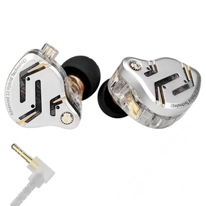 KZ ZS12 PRO 2 in Ear Monitor Headphone, 5BA+1DD 6 Hybrid Driver Gaming Earbuds Wired Earphones, HiFi Clarity Sound Immersive Bass IEMs for Gaming Musician Singer Audiophile (Silver without Microphone) KZ ZS12 PRO 2 in Ear Monitor Headphone, 5BA+1DD 6 Hybrid Driver Gaming Earbuds Wired Earphones, HiFi Clarity Sound Immersive Bass IEMs for Gaming Musician Singer Audiophile (Silver without Microphone)