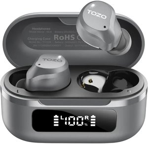 NC9 Hybrid Active Noise Cancelling Wireless Earbuds, 60H, LED Display 6 Mic ENC Clear Calls, Deep Bass Sound, IPX8, in Ear Bluetooth 5.3 Headphones,32 EQs via APP, Comfort Fit Ear Buds, Gray NC9 Hybrid Active Noise Cancelling Wireless Earbuds, 60H, LED Display 6 Mic ENC Clear Calls, Deep Bass Sound, IPX8, in Ear Bluetooth 5.3 Headphones,32 EQs via APP, Comfort Fit Ear Buds, Gray