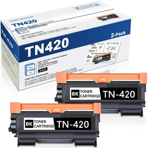 2 Pack TN420 TN-420 Toner Cartridge Black: Replacement for Brother TN 420 | to use with HL-2270DW 2280DW 2230 2240 MFC-7360N 7860DW 7065DN Intellifax 2840 2940 Printer Toner 2 Pack TN420 TN-420 Toner Cartridge Black: Replacement for Brother TN 420 | to use with HL-2270DW 2280DW 2230 2240 MFC-7360N 7860DW 7065DN Intellifax 2840 2940 Printer Toner