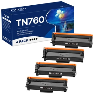 Forzik Compatible Toner Cartridge Replacement for Brother TN760 TN-760 TN730 TN-730 High Yield Compatible with DCP-L2550DW HL-L2350DW MFC-L2710DW Printer (4 Black) Forzik Compatible Toner Cartridge Replacement for Brother TN760 TN-760 TN730 TN-730 High Yield Compatible with DCP-L2550DW HL-L2350DW MFC-L2710DW Printer (4 Black)