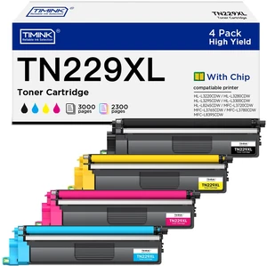 Compatible TN229XL Toner Cartridge Replacement for Brother TN229XL TN229 | Work With Brother MFC-L3780CDW MFC-L3720CDW HL-3280CDW HL-L3300CDW Printers High Yield 3,000 pages Black/2,300 pages Color Compatible TN229XL Toner Cartridge Replacement for Brother TN229XL TN229 | Work With Brother MFC-L3780CDW MFC-L3720CDW HL-3280CDW HL-L3300CDW Printers High Yield 3,000 pages Black/2,300 pages Color