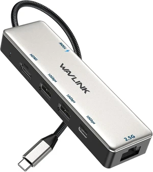 USB C Hub 2.5G Ethernet, WAVLINK 10Gbps USB C Hub with 2.5Gb RJ45 Port | USB-C Hub Multiport Adapter 4K@120Hz HDMI, 3 * 10Gbps USB-A/C, PD 85W for MacBook Neo/Pro/Air, iPad, Acer, Dell, HP etc. USB C Hub 2.5G Ethernet, WAVLINK 10Gbps USB C Hub with 2.5Gb RJ45 Port | USB-C Hub Multiport Adapter 4K@120Hz HDMI, 3 * 10Gbps USB-A/C, PD 85W for MacBook Neo/Pro/Air, iPad, Acer, Dell, HP etc.