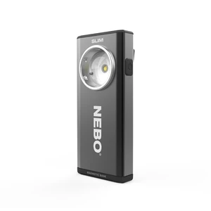 NEBO SLIM Pocket Flashlight | 500 Lumens, Rechargeable Mini EDC Work Light, Magnetic Base & Dimmable Brightness, Durable & Water Resistant, Includes Charging Cable Black NEBO SLIM Pocket Flashlight | 500 Lumens, Rechargeable Mini EDC Work Light, Magnetic Base & Dimmable Brightness, Durable & Water Resistant, Includes Charging Cable Black