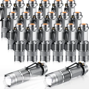 Fumete 20 Pack Mini LED Tactical Flashlights | Compact 3-mode pocket flashlights with adjustable focus for camping, hiking, emergency kits, gifts and daily carry. Fumete 20 Pack Mini LED Tactical Flashlights | Compact 3-mode pocket flashlights with adjustable focus for camping, hiking, emergency kits, gifts and daily carry.