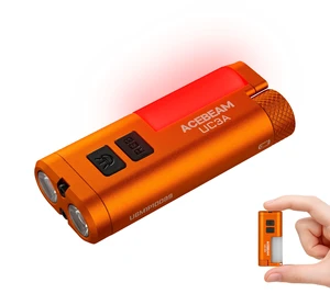 ACEBEAM UC3A EDC AAA Flashlight, 900 High Lumens Multi-Light Source Light | Mini Flashlight with Camping and 9 RGB Lights, Small Flat Pocket LED Magnetic Keychain Flashlight for Emergency Home Outdoor ACEBEAM UC3A EDC AAA Flashlight, 900 High Lumens Multi-Light Source Light | Mini Flashlight with Camping and 9 RGB Lights, Small Flat Pocket LED Magnetic Keychain Flashlight for Emergency Home Outdoor