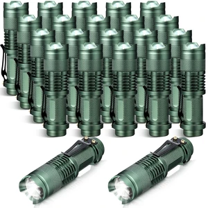 Fumete 20 Pack Mini LED Tactical Flashlights | Compact 3-mode pocket flashlights with adjustable focus for camping, hiking, emergency kits, gifts and daily carry. Fumete 20 Pack Mini LED Tactical Flashlights | Compact 3-mode pocket flashlights with adjustable focus for camping, hiking, emergency kits, gifts and daily carry.