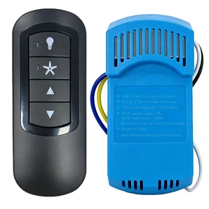 Universal Ceiling Fan Remote Control Kit with Receiver for Casablanca 99198 | Compatible with Hunter Hampton Bay Harbor Breeze,4 Speed, Full Range Light Dimming, Replace for 99198 Remote Universal Ceiling Fan Remote Control Kit with Receiver for Casablanca 99198 | Compatible with Hunter Hampton Bay Harbor Breeze,4 Speed, Full Range Light Dimming, Replace for 99198 Remote