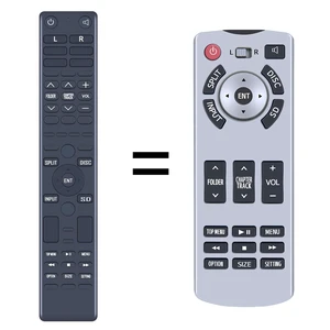 RYQIF Remote Control for Toyota Sienna Rear DVD Entertainment System | for 2015-2017 mdoels 8617045030R 8617045030L 86170-45030 RYQIF Remote Control for Toyota Sienna Rear DVD Entertainment System | for 2015-2017 mdoels 8617045030R 8617045030L 86170-45030