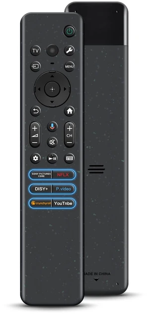 RMF-TX920U Replacement Voice Remote for Sony Bravia TVs, with Backlit | Built-in remote finder with beep & flash, USB-C rechargeable, voice search and backlit keys for compatible Bravia TVs. RMF-TX920U Replacement Voice Remote for Sony Bravia TVs, with Backlit | Built-in remote finder with beep & flash, USB-C rechargeable, voice search and backlit keys for compatible Bravia TVs.