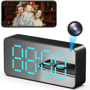 DAIFAC Hidden Camera Clock 1080P HD Wireless Spy Camera for Home Security,WiFi Mini Nanny Cam with Night Vision,Motion Detection,Remote Live Stream DAIFAC Hidden Camera Clock 1080P HD Wireless Spy Camera for Home Security,WiFi Mini Nanny Cam with Night Vision,Motion Detection,Remote Live Stream