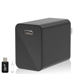 HIGSEEU 4K Smart Camera Charger with 2.4G/5Ghz Dual WiFi, 160° Wide Angle, Motion Detection, Type-C Plug Indoor Security Mini Camera for Home Pets, iOS & Android App HIGSEEU 4K Smart Camera Charger with 2.4G/5Ghz Dual WiFi, 160° Wide Angle, Motion Detection, Type-C Plug Indoor Security Mini Camera for Home Pets, iOS & Android App