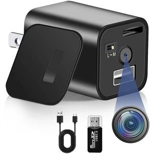 Security Camera, Hidden Spy Camera with USB Charger, 1080P Nanny Cam | Mini Body Camera, No WiFi for Baby Pet Elderly Indoor Surveillance Security Camera, Hidden Spy Camera with USB Charger, 1080P Nanny Cam | Mini Body Camera, No WiFi for Baby Pet Elderly Indoor Surveillance