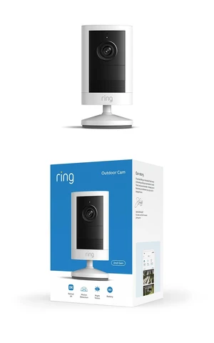 Ring Outdoor Cam 2K (newest model), Battery, Home or business security, Wide-Angle Retinal 2K Video, 6x Enhanced Zoom, Night Vision, White Ring Outdoor Cam 2K (newest model), Battery, Home or business security, Wide-Angle Retinal 2K Video, 6x Enhanced Zoom, Night Vision, White