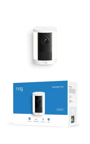 Ring Spotlight Cam 2K (newest model), Battery, Home or business security, Wide-Angle Retinal 2K Video, 6x Enhanced Zoom, Motion-Activated Spotlights, White Ring Spotlight Cam 2K (newest model), Battery, Home or business security, Wide-Angle Retinal 2K Video, 6x Enhanced Zoom, Motion-Activated Spotlights, White