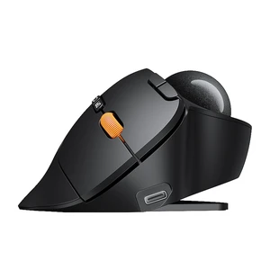 ProtoArc EM02 Wireless Trackball Mouse, 0/15° Adjustable Angle, Gray | Two Ergonomic Modes, Thumb Control to Reduce Fatigue, 3 Devices Bluetooth & 2.4G, precise and smooth tracking, Rechargeable ProtoArc EM02 Wireless Trackball Mouse, 0/15° Adjustable Angle, Gray | Two Ergonomic Modes, Thumb Control to Reduce Fatigue, 3 Devices Bluetooth & 2.4G, precise and smooth tracking, Rechargeable