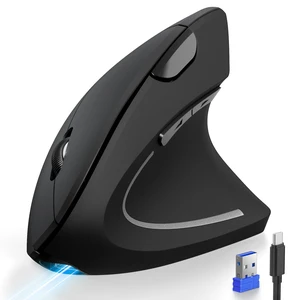 TECKNET Ergonomic Mouse Wireless, Rechargeable Vertical Mice Right Hand | Bluetooth+2.4GHz USB, Multi Device, 4800 DPI Adjustable, Optical Carpal Tunnel Mouse for Laptop, PC, MacBook, Black TECKNET Ergonomic Mouse Wireless, Rechargeable Vertical Mice Right Hand | Bluetooth+2.4GHz USB, Multi Device, 4800 DPI Adjustable, Optical Carpal Tunnel Mouse for Laptop, PC, MacBook, Black