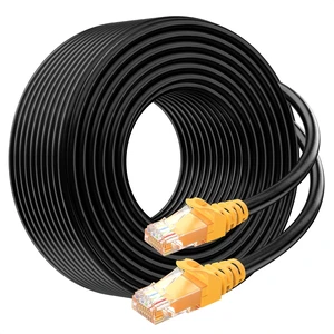 Cable Matters 10Gbps 24AWG Pure Copper Outdoor Cat 6A Ethernet Cable, 200ft | Direct-Burial Rated, Waterproof/Weatherproof, 500MHz, Long Cat6a PoE Cord Cable Matters 10Gbps 24AWG Pure Copper Outdoor Cat 6A Ethernet Cable, 200ft | Direct-Burial Rated, Waterproof/Weatherproof, 500MHz, Long Cat6a PoE Cord