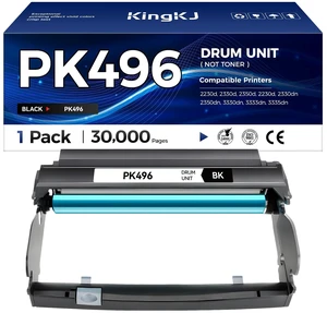 KingKJ PK496 Drum Unit(Not Toner)1-Pack Replacement for Dell PK496 Imaging Drum Cartridge Compatible for Dell 2230d 2330d 2350d 2230d 2330dn 2350dn 3330dn 3333dn 3335dn Laser Printer All-in-One Copier KingKJ PK496 Drum Unit(Not Toner)1-Pack Replacement for Dell PK496 Imaging Drum Cartridge Compatible for Dell 2230d 2330d 2350d 2230d 2330dn 2350dn 3330dn 3333dn 3335dn Laser Printer All-in-One Copier