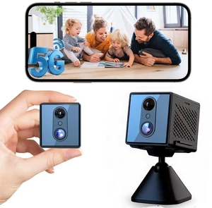 javiscam 2026 Upgraded 4K 5GHz WiFi Indoor Security Camera, Mini Nanny Camera with Free Cloud Storage, Night Vision, Motion Detection Alerts, Long Battery Life Home Surveillance Cam javiscam 2026 Upgraded 4K 5GHz WiFi Indoor Security Camera, Mini Nanny Camera with Free Cloud Storage, Night Vision, Motion Detection Alerts, Long Battery Life Home Surveillance Cam