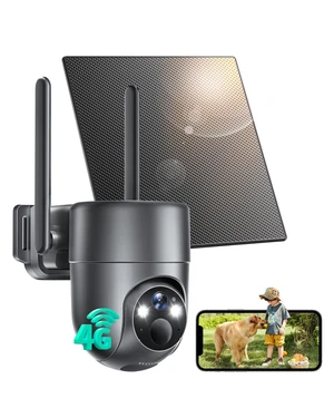 LIWAN No WiFi Security Camera Wireless Outdoor, 4G LTE Solar Camera | 2K Color Night Vision, 360° Live View, PIR Sensor, Off Grid Cellular Cameras for Farm, Cabin, Job Site, Built with SIM Card LIWAN No WiFi Security Camera Wireless Outdoor, 4G LTE Solar Camera | 2K Color Night Vision, 360° Live View, PIR Sensor, Off Grid Cellular Cameras for Farm, Cabin, Job Site, Built with SIM Card