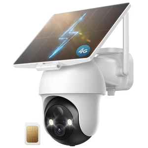 4G LTE Cellular Solar Security Cameras Wireless Outdoor, No WiFi | 360° Live View, 2K Color Night Vision, 2-Way Audio, PIR Motion Detection, Built-in SIM Card, Solar Powered for Farm, Cabin 4G LTE Cellular Solar Security Cameras Wireless Outdoor, No WiFi | 360° Live View, 2K Color Night Vision, 2-Way Audio, PIR Motion Detection, Built-in SIM Card, Solar Powered for Farm, Cabin