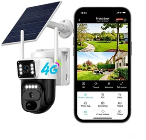 HAWKRAY 4G LTE Cellular Security Camera Outdoor,Solar Powered No WiFi Needed,Dual Lens,355° PTZ,Color Night Vision,PIR Motion Detection,Two-Way Talk,No TF Card7-Day Free Trial Then 4G Plan Required HAWKRAY 4G LTE Cellular Security Camera Outdoor,Solar Powered No WiFi Needed,Dual Lens,355° PTZ,Color Night Vision,PIR Motion Detection,Two-Way Talk,No TF Card7-Day Free Trial Then 4G Plan Required