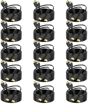 Multipack HDMI Cable 30-Pack, 4K HDMI 2.0 Cable 6 FT (CL3 Rated,HDCP2.2) | Multi Pack High Speed HDMI Male to Male Cable Support ,3D,HDR, for Computer, Monitor,TV,PS4, PS5, Soundbar and More Multipack HDMI Cable 30-Pack, 4K HDMI 2.0 Cable 6 FT (CL3 Rated,HDCP2.2) | Multi Pack High Speed HDMI Male to Male Cable Support ,3D,HDR, for Computer, Monitor,TV,PS4, PS5, Soundbar and More