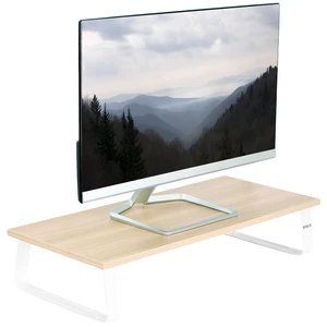 VIVO 24 inch Monitor Stand, Wood and Steel Desktop Riser, Screen, Keyboard, Laptop, Small TV, Ergonomic Desk and Tabletop Organizer, Light Wood, STAND-V000WM VIVO 24 inch Monitor Stand, Wood and Steel Desktop Riser, Screen, Keyboard, Laptop, Small TV, Ergonomic Desk and Tabletop Organizer, Light Wood, STAND-V000WM