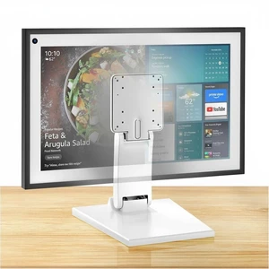 Jakeko for Amazon Alexa Show 15 Stand Mount Tilt Soporte para Alexa Accessories Eco Show 15 Accessories Adjustable Rotation Bracket Easy Installation Foldable Easy Storage (White) Jakeko for Amazon Alexa Show 15 Stand Mount Tilt Soporte para Alexa Accessories Eco Show 15 Accessories Adjustable Rotation Bracket Easy Installation Foldable Easy Storage (White)