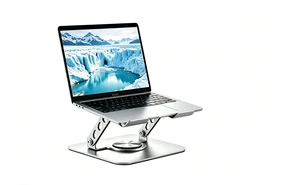 Spjyzeng Laptop Stand with 360° Rotating Heavy Base, Foldable Adjustable | Heavy Duty Weighted Base, Premium Aluminum Alloy, 360° Rotation, Multi-Angle Adjustment, for Laptop & Tablet Spjyzeng Laptop Stand with 360° Rotating Heavy Base, Foldable Adjustable | Heavy Duty Weighted Base, Premium Aluminum Alloy, 360° Rotation, Multi-Angle Adjustment, for Laptop & Tablet