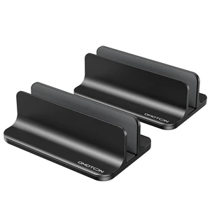 OMOTON Vertical Laptop Stand, Adjustable Dock for MacBook, Black & Black | 2Pcs, Aluminum Stand, Fits Chromebook & Gaming Laptops up to 17.3 in, Office Desk Organization, Space-Saving OMOTON Vertical Laptop Stand, Adjustable Dock for MacBook, Black & Black | 2Pcs, Aluminum Stand, Fits Chromebook & Gaming Laptops up to 17.3 in, Office Desk Organization, Space-Saving