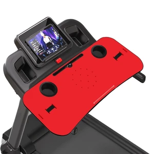 Universal Treadmill Desk Attachment Laptop Holder, Red | Ergonomic Platform Tray, Cup Tablet Holder, Cooling Holes Provide Good Ventilation, Laptop Stand for Treadmill Universal Treadmill Desk Attachment Laptop Holder, Red | Ergonomic Platform Tray, Cup Tablet Holder, Cooling Holes Provide Good Ventilation, Laptop Stand for Treadmill