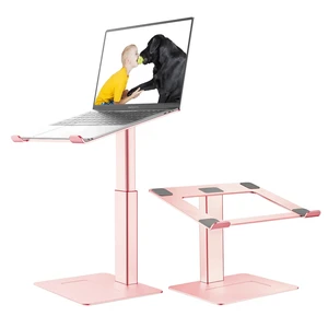 VECOFO Laptop Stand for Desk, Ergonomic Aluminum Laptop Stand Adjustable Height from 7-15", Sitting and Standing Laptop Riser for 10-17" Notebook VECOFO Laptop Stand for Desk, Ergonomic Aluminum Laptop Stand Adjustable Height from 7-15", Sitting and Standing Laptop Riser for 10-17" Notebook