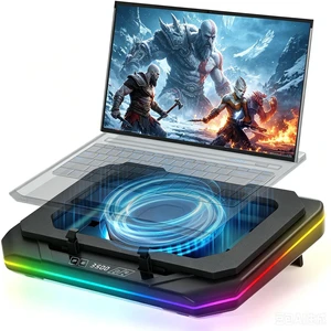 Cooling Pad for Asus ROG M16 M15 Zephyrus Strix G16 G17 G14 G15 S S17 | 14-17 inch Gaming Laptop, Notebook Cooler with Powerful Turbo Fan Can Fast Cooling CPU+GPU 40°C, 6 RGB Light Mode,Touch Start Cooling Pad for Asus ROG M16 M15 Zephyrus Strix G16 G17 G14 G15 S S17 | 14-17 inch Gaming Laptop, Notebook Cooler with Powerful Turbo Fan Can Fast Cooling CPU+GPU 40°C, 6 RGB Light Mode,Touch Start