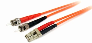 StarTech 7m OM1 Fiber Cable, LC to ST, 62.5/125, Optic, LSZH (FIBLCST7) | Duplex 62.5, LSZH, Jumper Cord, Low-smoke zero-halogen jacket, Immune to electrical interference, Fiber optic patch cord StarTech 7m OM1 Fiber Cable, LC to ST, 62.5/125, Optic, LSZH (FIBLCST7) | Duplex 62.5, LSZH, Jumper Cord, Low-smoke zero-halogen jacket, Immune to electrical interference, Fiber optic patch cord