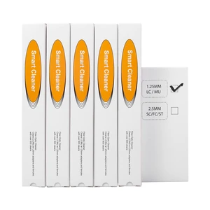 fyboptwu LC/MU Fiber Cleaner Pen, 800+ Cleans, 5pcs | Fiber optic cleaner pen for LC/MU 1.25mm connectors. Over 800 cleans, end-face cleaning. Compact, portable for field use fyboptwu LC/MU Fiber Cleaner Pen, 800+ Cleans, 5pcs | Fiber optic cleaner pen for LC/MU 1.25mm connectors. Over 800 cleans, end-face cleaning. Compact, portable for field use