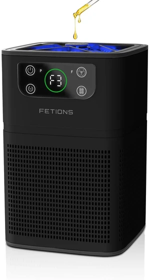 Air Purifiers for Bedroom Home, FETIONS Small Air Purifier | with Fragrance Sponge Sleep Mode with H13 Filter for Pet Dander Pollen Smoke Dust Odor, Black,1 Pack Air Purifiers for Bedroom Home, FETIONS Small Air Purifier | with Fragrance Sponge Sleep Mode with H13 Filter for Pet Dander Pollen Smoke Dust Odor, Black,1 Pack