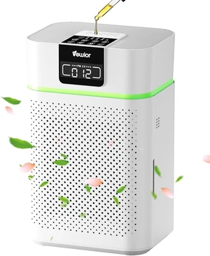 VEWIOR Air Purifier for Home Large Room Bedroom up to 1800 Ft² | Air Cleaner with PM2.5 Monitor, Air Quality Light, Essential Oil Diffuser, Sleep Mode for Pet Dander Wildfire Smoke Odor Dust VEWIOR Air Purifier for Home Large Room Bedroom up to 1800 Ft² | Air Cleaner with PM2.5 Monitor, Air Quality Light, Essential Oil Diffuser, Sleep Mode for Pet Dander Wildfire Smoke Odor Dust