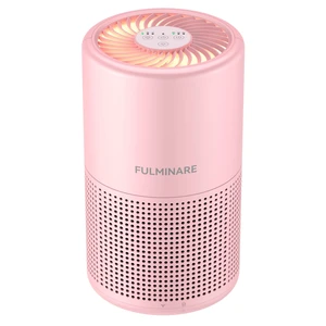 Air Purifiers for Bedroom, FULMINARE H13 True HEPA Filter (Pink) | Remove Pet Hair, Smoke, OdorsQuiet Air Cleaner With Night Light, Portable Small Air Purifier for Home, Office, Living Room Air Purifiers for Bedroom, FULMINARE H13 True HEPA Filter (Pink) | Remove Pet Hair, Smoke, OdorsQuiet Air Cleaner With Night Light, Portable Small Air Purifier for Home, Office, Living Room